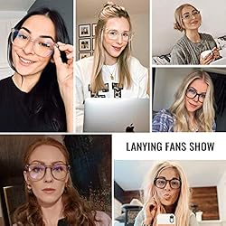 PANNER Oversized Square Blue Light Blocking Glasses