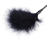 Demarkt Black Adult Naughty Bondage Spanking Whip Feather Tickler For Sex SM Role Play