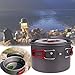 ttnight Camping Cookware, 3L Oxidation Aluminum Non-Stick Hiking Fishing Picnic Cookware, Lightweight, Compact, Durable Potthumb 3
