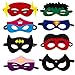30pcs Superhero Felt Masks for Kids Party Cosplay Superhero Masks with Elastic Rope Party Favors Mask for Birthday Gifts (Multicolor)