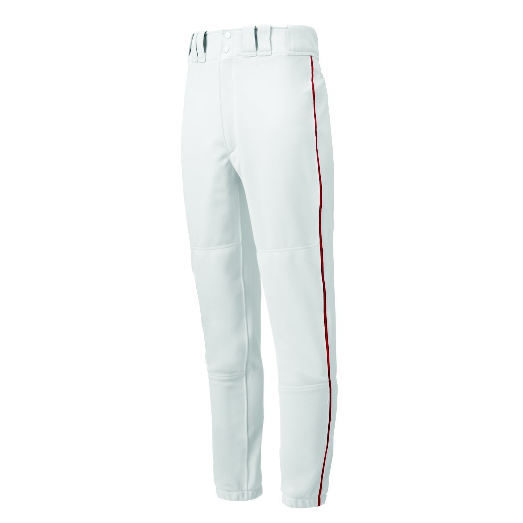 Mizuno boys Mizuno Youth Premier Piped Pant L White