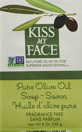 Kiss my face pure olive oil bar soap, 8-ounce bars (pac…