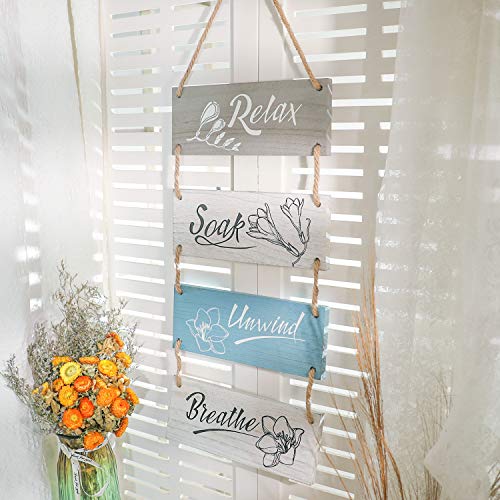 Homazing Farmhouse Bathroom Wall Decor Funny Rustic Bathroom Wall Art