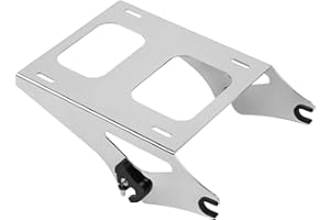 Haaifroe Detachable Two-Up Tour Pak Rack Mounting Luggage Rack Compatible with Harley Touring Road King Street Glide Road Gli