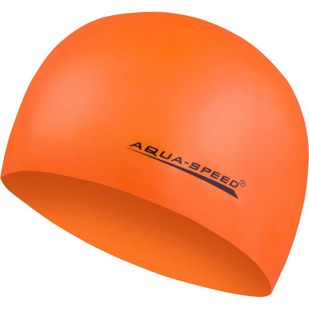 Aqua Speed Men Mega Silicone s Swim Cap - Orange, One size — image 1