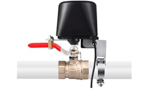 TOKATUKER Motorized Smart Valve Actuator (Valve Sold Separately) WiFi & Bluetooth Electric Water Shutoff Controller Robot Automatically, Tuya Smart & Smart Life App Control, Work with Alexa, No Hub Required
