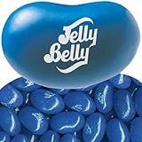 FirstChoiceCandy Jelly Belly Blueberry Fresh Fruit Flavor Navy Blue Jelly Beans 1 Pound Resealable Bag