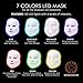 Dermashine Pro 7 Color LED Face Mask | Photon Red Light Therapy For Healthy Skin Rejuvenation | Collagen, Anti Aging, Wrinkles, Scarring | Korean Skin Care, Facial Skin Care Maskthumb 1