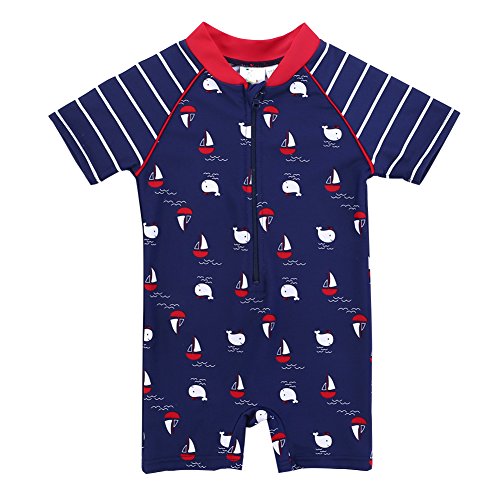 Vivafun Baby Boy Swimwear Sun Protective Infant Toddler Sunsuit
