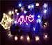 Neon Love Signs Light LED Neon Art Decorative Lights Wall Decor for Girls Bedroom House Bar Pub Hotel Beach Recreational (purple love)