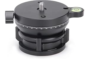 SUNWAYFOTO LB-68R 360 Panoramic Leveling Base Tripod Head 22 lbs (10kg) Load Capacity