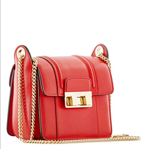 Lanvin Women's Red Jiji Mini Leather Designer Bag