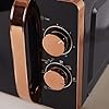 Tower-T24020-Manual-Solo-Microwave-with-6-Power-Levels-30-Minute-Timer-Defrost-Function-800-W-20-liters-Black-and-Rose-Gold Tower T24020 Manual Microwave with 30-Minute Timer and 6 Power Levels, 20L, 800W Black and Rose Gold