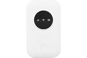 Mobile Hotspot, 300Mbps Portable 4G Router with SIM Card Connect Up to 10 Devices, 2100mAh USB Rechargeable, Pocket WiFi for 