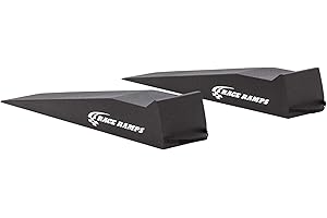 Race Ramps 2-Pack RR-56 Car Ramp, Lightweight Tire Lifts for Maintenance & Display, 10" - Portable Automotive Platform Riser for Loading, Oil Changes and Garage Use