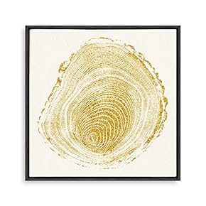 Framed Canvas Home Artwork Decoration Annual Ring Canvas Wall Art for Living Room, Bedroom - 16x16 inches