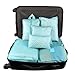 7 Packing Bags Travel Cubes Luggage Organizers Suitcase Storage Clothes Shoes Underwear Bags Set Pack Green Dot