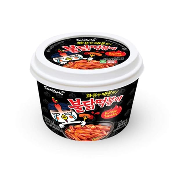 SAMYANG HOT CHICKEN TTEOKBOKKI BULDAK RICE BOWL NOODLES 185G