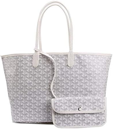 Hermosory Designer Shopping PU Tote Bag Set, Fashion Women Shoulder Bags Handbags with Key Ring