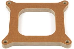 CANTON RACING PRODUCTS Canton 85-162 Carburetor Spacer - 1/2 in Thick - Open - Square Bore - Phenolic