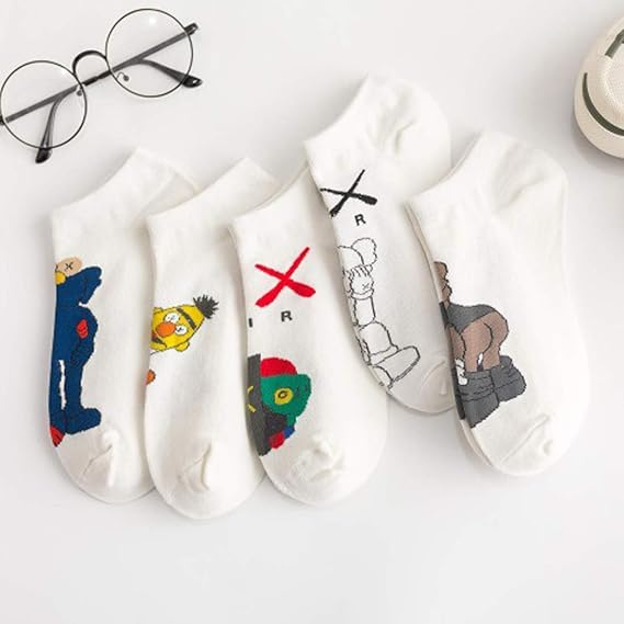 Amazon Doublezhou レディースソックス くるぶし丈ソックス スニーカーソックス ショートソックス 可愛い靴下 女性用 伸縮性良い 5足セット 21 25cm ソックス 通販