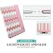 iPad mini/iPad mini 2/iPad mini 3 case, ESR the Beat Series Trifold Flip Smart Cover with [Stand Function][Aesthetic Print][Auto Wake/Sleep] for iPad mini 3/2/1(Pink Chevron)