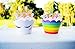 Unicorn Cupcake Topper and Wrapper for Kids Party Supplies - 24 Sets of Toppers and Wrappers BONUS Rainbow Cupcake Recipes
