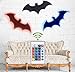 Bat LED Wall Light,Colorful Remote Control Projection Night Light, Holiday Decoration Light,Suitable for Bedroom/KTV/Corridor/Background Wall, etc (Colorful) (Black)