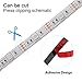 Lampwin Battery Operated LED Strip Light 6.6FT DC 12V Flexible IP65 Waterproof 60 Units SMD 5050 Color Changing RGB LED Rope Tape Light with Multi-color RF Remote Controller, Battery Case