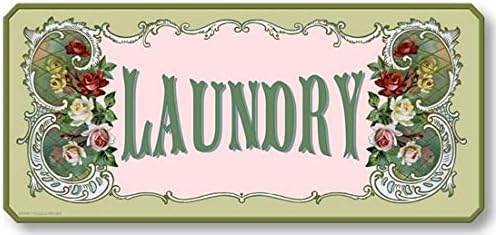 Item 05008 Victorian Style Laundry Plaque Sign