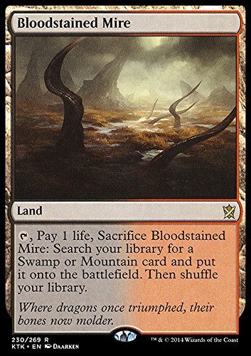 Magic: the Gathering - Bloodstained Mire (230/269) - Khans of Tarkir - Foil