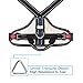 BABYLTRL Silver Big Dog Harness No-Pull Anti-Tear Adjustable Pet Harness Reflective Oxford Material Soft Vest for Medium Large Dogs Easy Control Harness (XL, Silver)