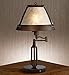 Franklin Iron Works Samuel Rustic Swing Arm Accent Table Lamp 21 1/4