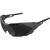 Mechanix Wear: Vision Type-E Safety Glasses with Advanced Anti Fog, Scratch Resistant, Grey Half Framed Protective Eyewear, Lightweight, Adjustable Arms and Nose, For Outdoor Use (Smoke Lens)