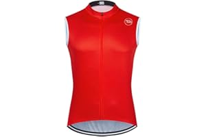 SUDU SUDO Men's Cycling Jersey Sleeveless Tops Clothing Bike Shirts Vest Breathable Bicycle Clothing Jacket