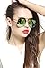Women's Oversized Polarized Sunglasses Mirrored Wayfarer Sunglasses For Women