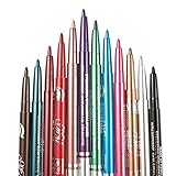 PrimaryKey Novelty 12 Color Waterproof Cosmetic Eye Shadow Lip Liner Eyeliner Pen Pencil Makeup Set Brightly