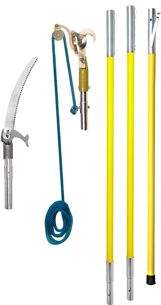 Jameson 18' Fiberglass Pole Pruner/Saw Package (FG Series) with Quick
