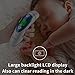 ANKOVO Thermometer for Fever Digital Medical Infrared Forehead and Ear Thermometer for Baby, Kids and Adults with Fever Indicator
