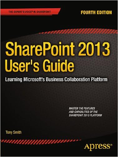 Amazon Com Sharepoint 2013 User S Guide Learning Microsoft S Business Collaboration Platform Ebook Smith Anthony Kindle Store