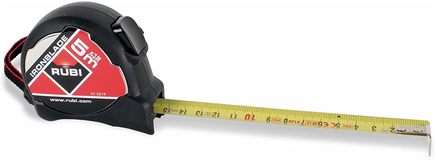 Rubi 75909 – flexómetro ironblade 5 m x 25 mm Double Marking