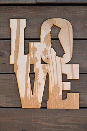 California Love Wood Wall Art