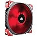 Corsair ML140 Pro LED, Red, 140mm Premium Magnetic Levitation Cooling Fan (CO-9050047-WW)
