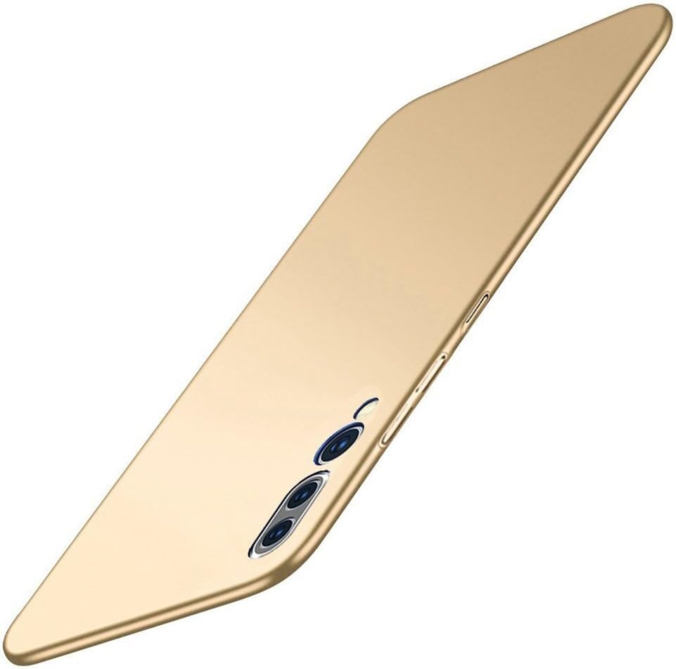 2ndSpring Huawei P20 Pro Case, P20 Pro Cover Ultra-thin 360 Degrees Full Body Plastic Hard Case Cover Skin Shockproof Shell with Tempered Glass Screen Protector for Huawei P20 Pro Gold
