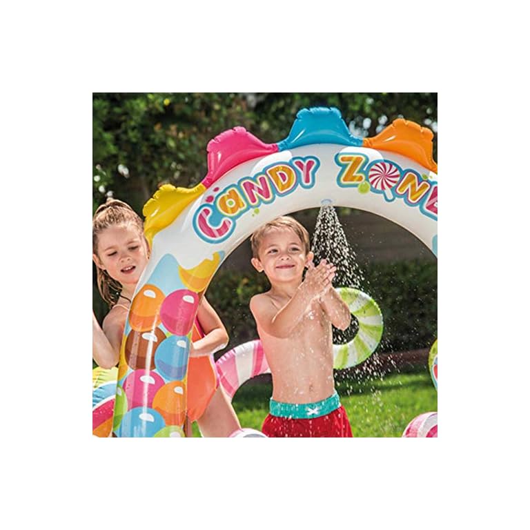 Centro De Juegos Inflable En El Océano, Piscina Inflable Con Tobogán De