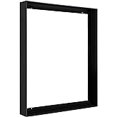 FOLKOR Canvas Floater Frame for 40x60 Landscape Portrait,1.5" Deep,Black | Easy DIY Assembly,Durable Metal,Modern Floater Frames for Oil Paintings Portrait Landscape Dining Room Kitchen Wall Art Decor