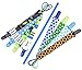 Soothie Pacifier Clip Boy by Akeekah 4 Pack Luxury Eco-Friendly Gift Box Pacifier Leash & Binkie Clips with Awesome Colorful Designs - Safe BPA Free & Washable Plastic Baby Pacifier Clips