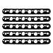 ICARS Black Door Handle Inserts Front Rear Aluminum Grab Handle Cover Trim for 2007-2017 Jeep Wrangler JK & Unlimited Accessories 4 Door- 5 Pcs