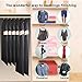 HOMMINI Pack of 6 Garment Bags, Full Clear Hanging Zipper Suit Bags, Storage/Travel/Closet Clothes Covers, Lightweight Dust Cover 2 Sets of (60