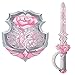 Little Adventures Foam Pretend Play Toy Shield & Sword Set (Princess)
